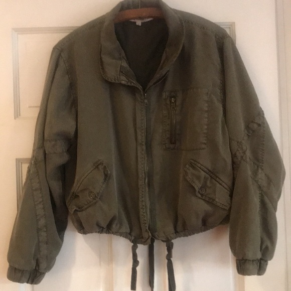 Young fabulous and broke Olive Green Jacket - Picture 5 of 7